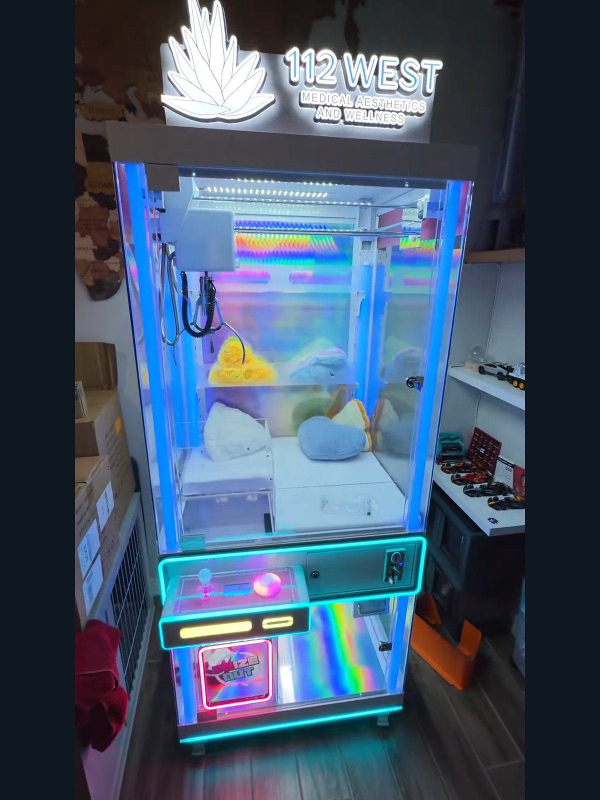 A claw machine sourced direct from the factory
